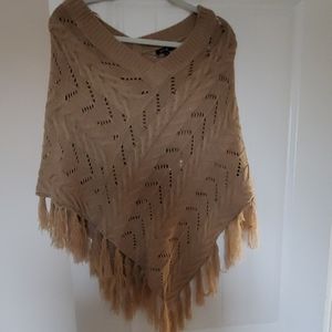 Acrylic poncho